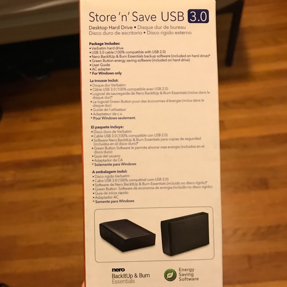 Verbatim 1 Terabyte hard drive - Picture 4 of 5